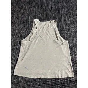 Lululemon Fast and Free Race Length Racerback Tank Lightweight Sheer Mesh Sz 6 thumbnail 2