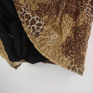 Bay Studio L Animal Print Golden Leopard Stretch Top thumbnail 3