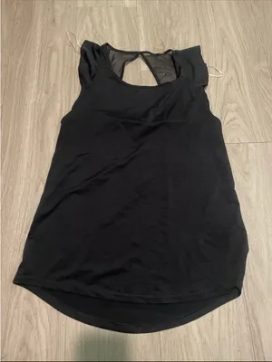 CALIA by Carrie Underwood Black Sleeveless Tank with Mesh Back thumbnail 1