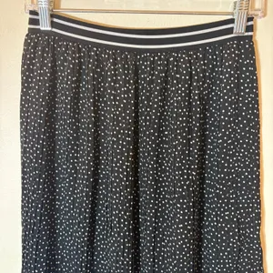 Abercrombie & Fitch Polka Dot Pleated Midi Skirt‎ Elastic Waist Size XS thumbnail 2