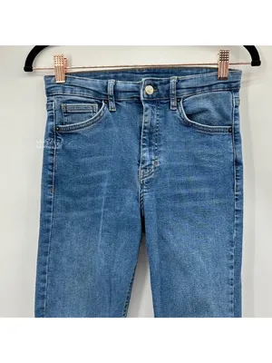 Topshop High-Waisted Skinny Jeans Size 25 thumbnail 2