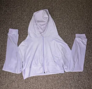 Refuge cropped zip up velvet thumbnail 1