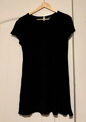 J. Crew Classic Black Short Sleeve dress thumbnail 1
