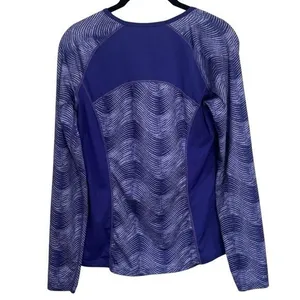 REI Purple Reflective Athletic Long Sleeve Hiking Camping Outdoors Comfort S thumbnail 5