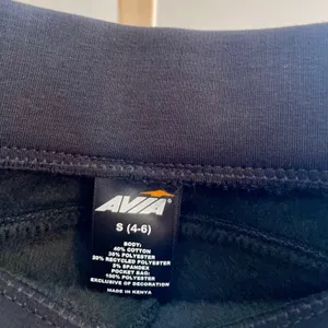 Avia Womens Black Wide Leg Fleece Pants Satin Side‎ Stripe High Rise Small NWT thumbnail 4
