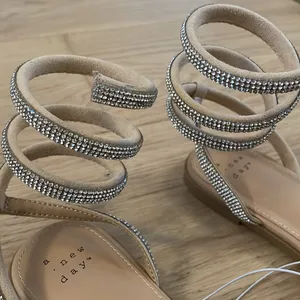 A new day silver Althea ankle wrap embellished sandals thumbnail 5
