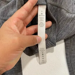 Lululemon Leggings Size 0 Heathered Gray High Rise Full Length Yoga Pants thumbnail 5