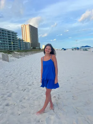 Blue SHEIN dress thumbnail 3