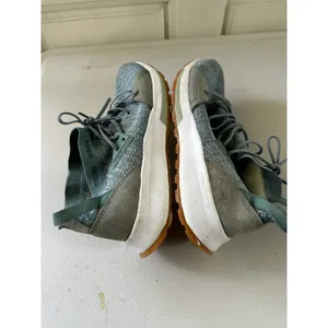 Adidas Women's Cloudfoam Neo Quesa Raw Green Athletic Running Shoes 7.5 thumbnail 5
