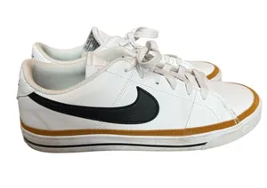 Nike Court Legacy White Black Desert Ochre Leather Sneakers Casual Lace-Up Shoes thumbnail 1