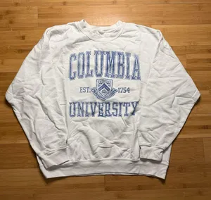 Columbia University Sweatshirt White Size L thumbnail 2