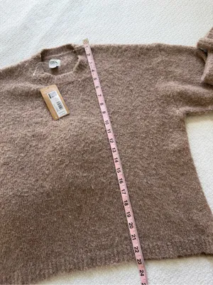 Eddie Bauer Cuddle Up Sweater NEW Medium Oatmeal Tan thumbnail 5