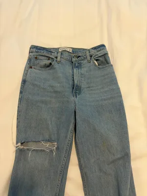 Abercrombie High-Rise Jeans 90s Straight thumbnail 3
