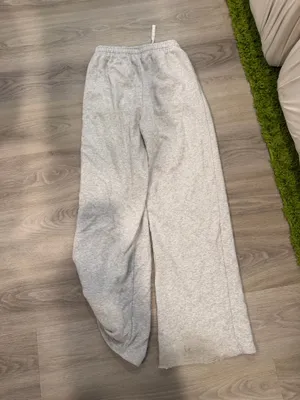 Cotton On Wide Leg Grey Sweatpants thumbnail 4