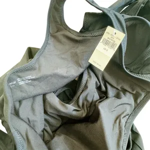 Aerie cut out waist tie one-Shoulder black Swimsuit NEW thumbnail 5