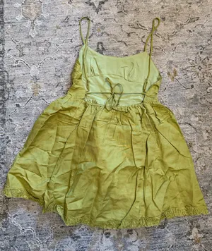 Sky to Moon Green Mini Dress thumbnail 6