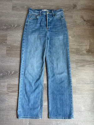 Aritzia Denim Forum The Arlo High Rise Straight 28L Jeans 25 thumbnail 2