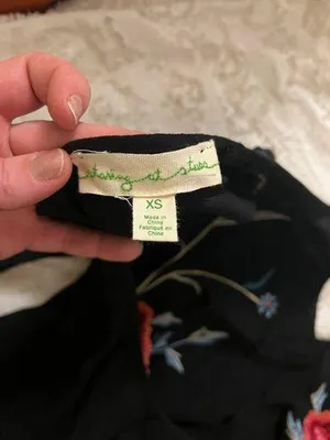 Staring At Stars Open Back Embroidered Top thumbnail 4
