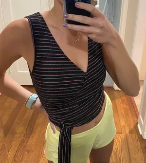 superdown Mina Rib Wrap Top thumbnail 3