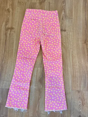 Zara Patterned Jean flare thumbnail 1