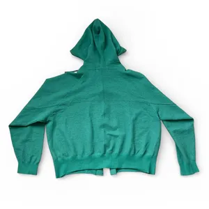 For Me FM2050 Green Lightweight Oversized Boxy Cut Full Zip Hoodie One Size thumbnail 7