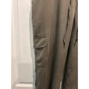 Harmony + Havoc Womens Olive Green Lyocell Cargo Jogger Pants XL Travel Vacation thumbnail 2
