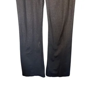 Lululemon Gray Black Wide Leg Flared Athletic Running Lounge Pants Women Sz 6 thumbnail 4