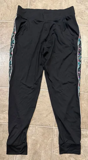 Victoria’s Secret PINK Ultimate Jogging Legging/Pant with Aztec Side Stripe thumbnail 1