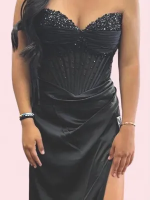Black Prom Dress Size 4 thumbnail 3