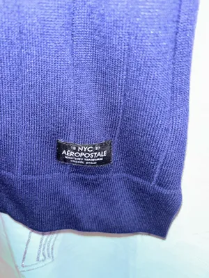 Aeropostale Top Men’s Navy Sz.L  thumbnail 9