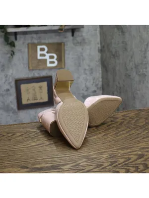 Jones New York Womens Slingback Block Heel Pumps Croc Blush Pink 6.5M thumbnail 5