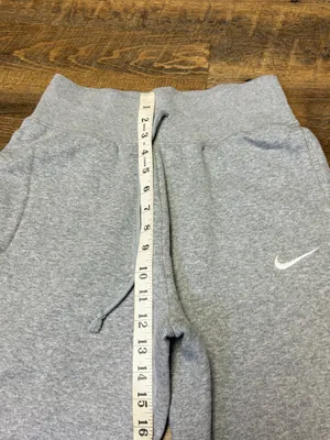 Nike Sportswear Phoenix Fleece High-Waist Joggers Womens Small Gray Sweatpants thumbnail 4