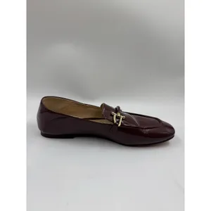 Clarks Women’s Size 9.5 Merlot Slip-On Loafer Leather Burgundy/Red thumbnail 9