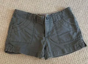 American Eagle Gray Cargo Shorts thumbnail 1