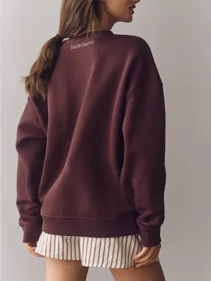 Favorite Daughter Sports Mom Sweatshirt in Burgundy / Gardenia thumbnail 2