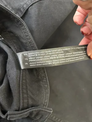 Zara Marine Straight Jeans Black thumbnail 8