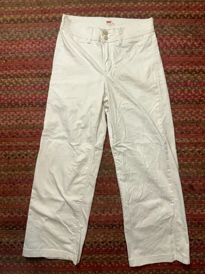 Levi's High-Rise wide leg Women's White pants thumbnail 1