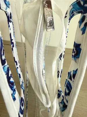 Dolce & Gabbana Light Blue Small Clear Tote Bag w/inner Pouch Purchase Gift NWOT thumbnail 6