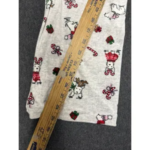 Laura‎ Ashley Pajama Set West Highland Dog Scottie sz M Christmas Westie Soft thumbnail 7