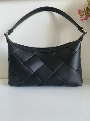 New Like Dreams Kweli Woven Shoulder BucketBag Black thumbnail 2