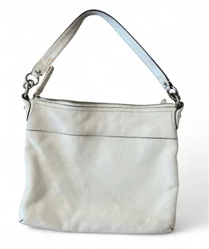 Coach White Perri soft pebble leather shoulder bag thumbnail 2