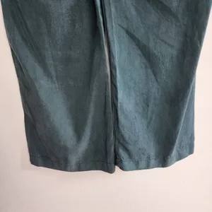 Mono B Pull-on Lightweight Pants Dark Teal Blue Tencel Cropped Size L thumbnail 11