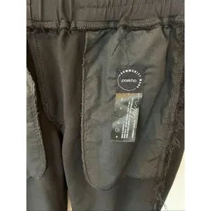 PASKHO ULTRA COMFORTABLE PANTS IN BLACK NERO Travel Jogger Size small thumbnail 3