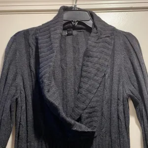 𝅺Alfani Silk Angora Knit Long Sleeve Sweater Dress Shawl Collar Size L thumbnail 7