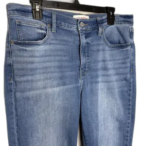 Lucky Brand Light Wash Skinny Jeans Womens 14/32 R Blue Mid Rise Stretch Denim thumbnail 2