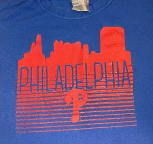 🎉4 for $20 MLB Genuine Merchandise Phillies Tee, Small thumbnail 2