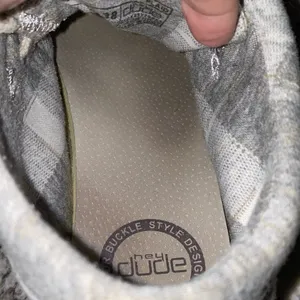 Hey Dude Britt Shoes Womens 7 Beige Plaid Slip On Comfort Loafers‎ Casual thumbnail 10
