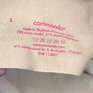 Commando Womens Butter Bandeau Bra Beige‎ Nude Strapless Wireless Large BRA401 thumbnail 2