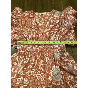 Ulla Johnson Kiri floral print ruffle mini Dress size 4 thumbnail 3