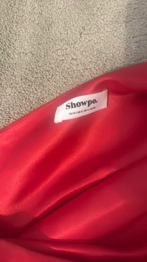 Red Showpo Dress Mini One-Shoulder thumbnail 3